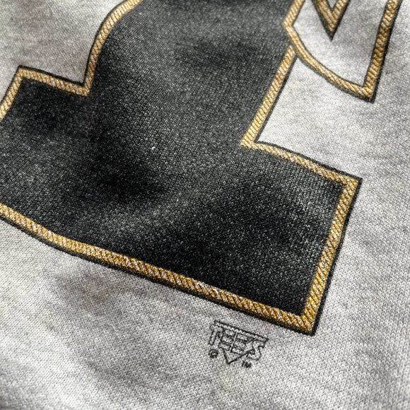 Tultex Made In USA University of Iowa Grey Vintage Pullover (XXL fits XL) - Picture 3 of 11